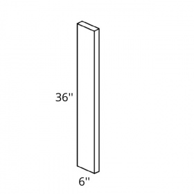 Classic White Pre-Assembled 6x36 Filler