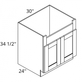 White Cream Pre-Assembled 30