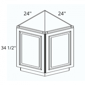 White Cream Pre-Assembled 24