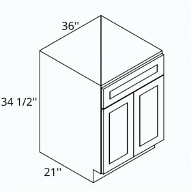 White Cream Pre-Assembled 36