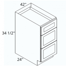 White Cream Pre-Assembled 42