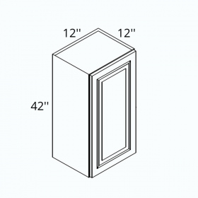 New Jersey White 12x42 Wall Cabinet