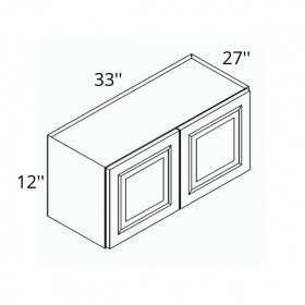 New Jersey White 33x12x27 Wall Cabinet