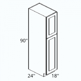 Beige Shaker 18x90 Pantry Cabinet