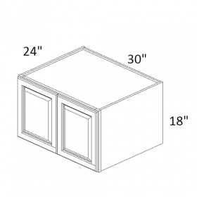 Town Cream Glazed 30x18x24 Wall Cabinet