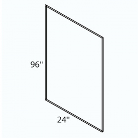 Town Cream Glazed 24x96 Refrigerator End Panel