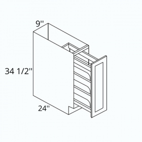 Modern Brown Shaker Pre-Assembled 9