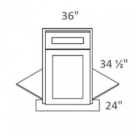 Eucalyptus Lite Grey Pre-Assembled 36