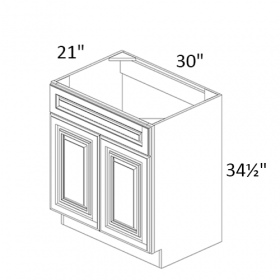 Town Cream Glazed Pre-Assembled 30