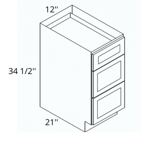 Town Cream Glazed Pre-Assembled 12