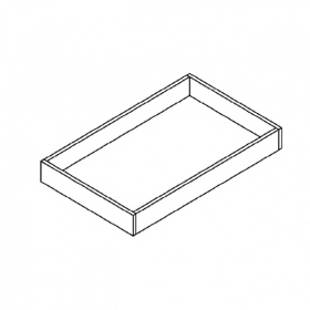 Modern White Shaker Pre-Assembled 24'' Roll Out Tray