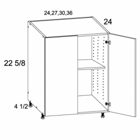 Dark Brown Pre-Assembled 24