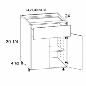 Euro White Pre-Assembled 24