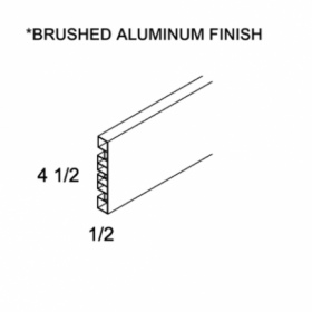 Euro Grey Pre-Assembled 4.5'' Mouldings-TKC