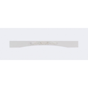 Crystal White 42'' Arched Valance