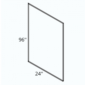 Crystal White 24x96 Refrigerator End Panel
