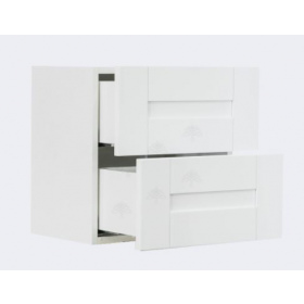 Crystal White Cabinet Counter Top Drawer 18''