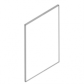 Crystal White Cabinet Panel 35x96