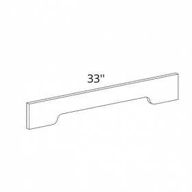 Graphite Shaker 33'' Arch Valance