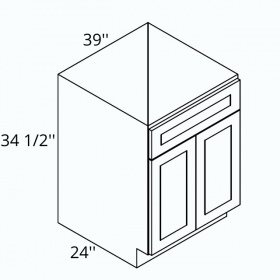 Diamond White Shaker Pre-Assembled 39