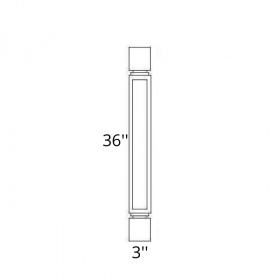 Diamond White Shaker Pre-Assembled Square Spool