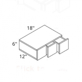 Diamond White Shaker Pre-Assembled 18