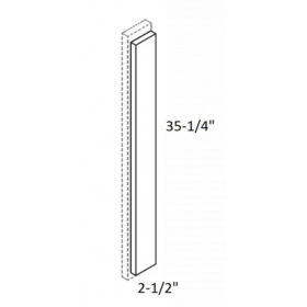 Modern White Shaker Pre-Assembled Overlay Filler