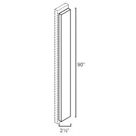 Modern White Shaker Pre-Assembled Overlay Filler