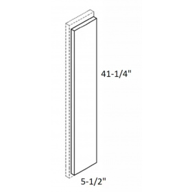 Modern White Shaker Pre-Assembled Overlay Filler