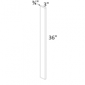 White Cream Pre-Assembled 3x36 Filler