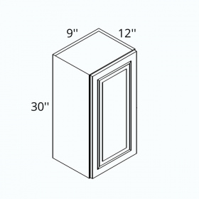 Smoky Shaker Pre-Assembled 09x30 Wall Cabinet