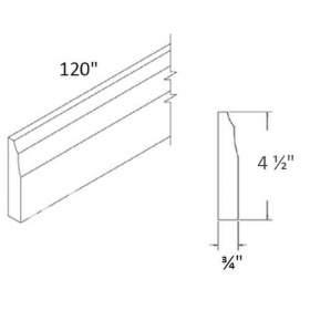 Smoky Shaker Pre-Assembled Base Molding