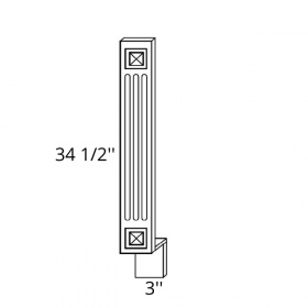 Modern Brown Shaker Pre-Assembled 3