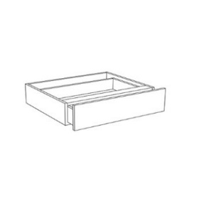 Euro Concrete 24'' Vanity Knee Drawer