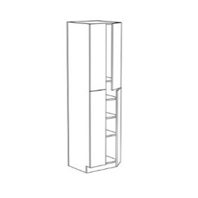 Euro Coastal 24x90 Pantry Cabinet