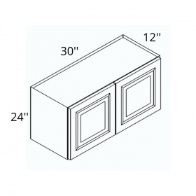 Beige Shaker Pre-Assembled 30x24 Wall Cabinet